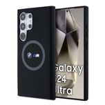 Калъф BMW Samsung S24 Ultra M Printed Round and Logo Magsafe Silicone