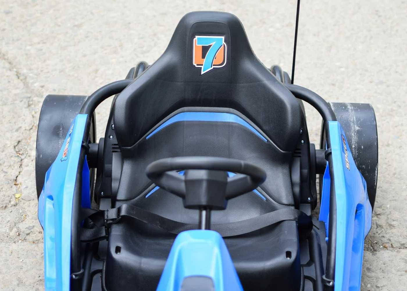 Kart electric copii 5-12 Ani F1 A035 24V 300W,Functie Drift Albastru