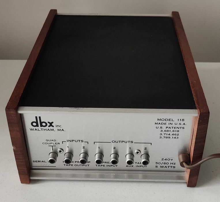 DBX 118 dynamic range enhancer expander compressor limiter vintage USA