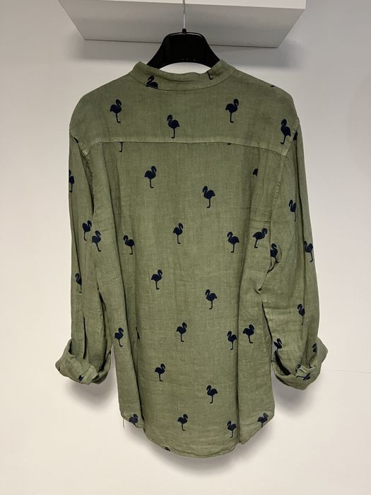 Cămașa din in cu imprimeu Nohow