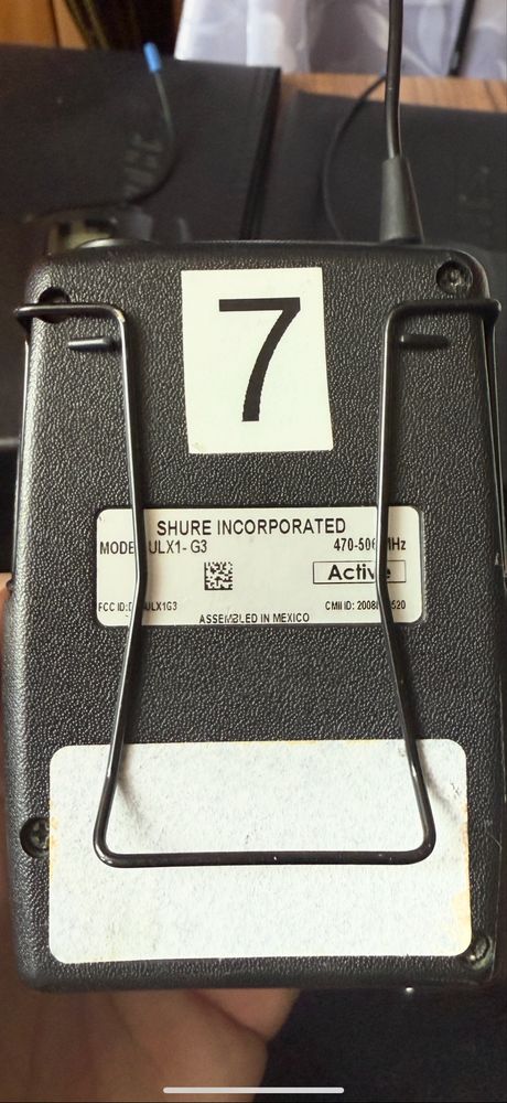 Shure ulxp- ulxp4- bodypack