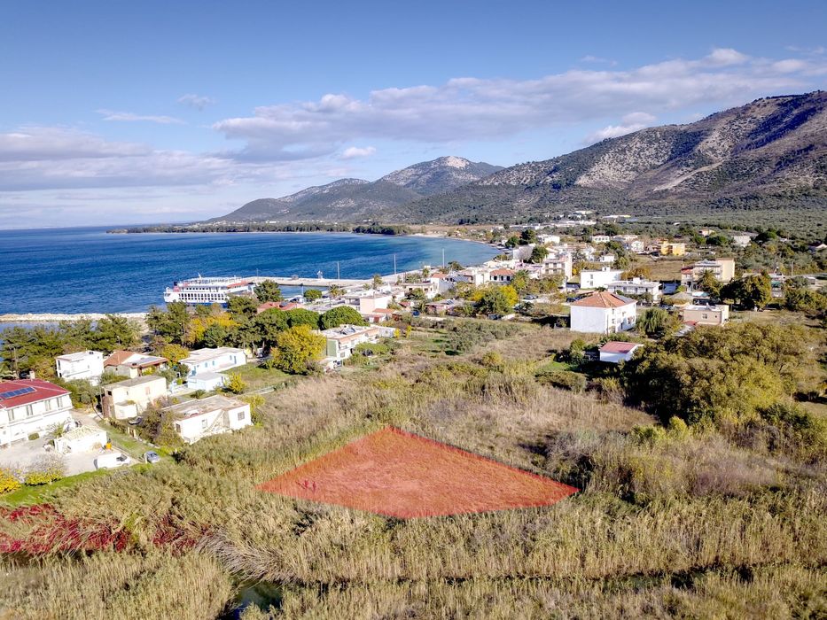 Скала Принос, о-в Тасос-парцел 805 кв.м до морето, идеален за каравана