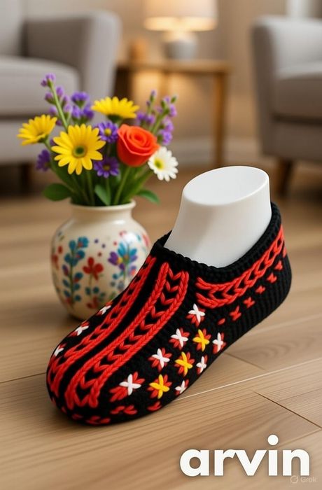 Носки ручного вязания из верблюда шерсти