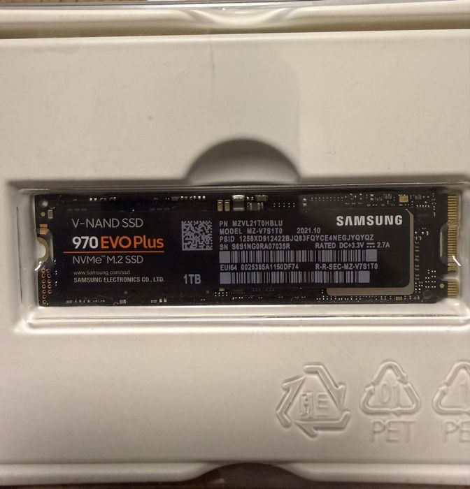 Samsung V-Nand SSD 970 evo plus 1TB