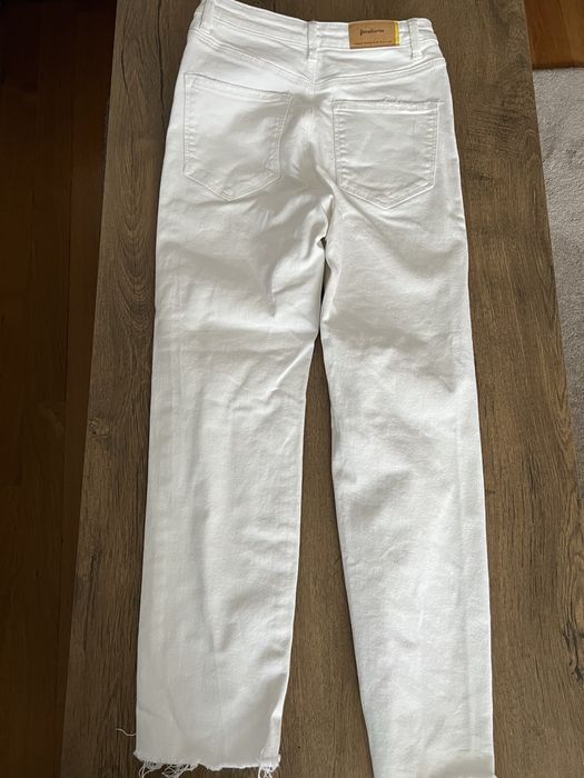 Blugi albi, fete, marime 36