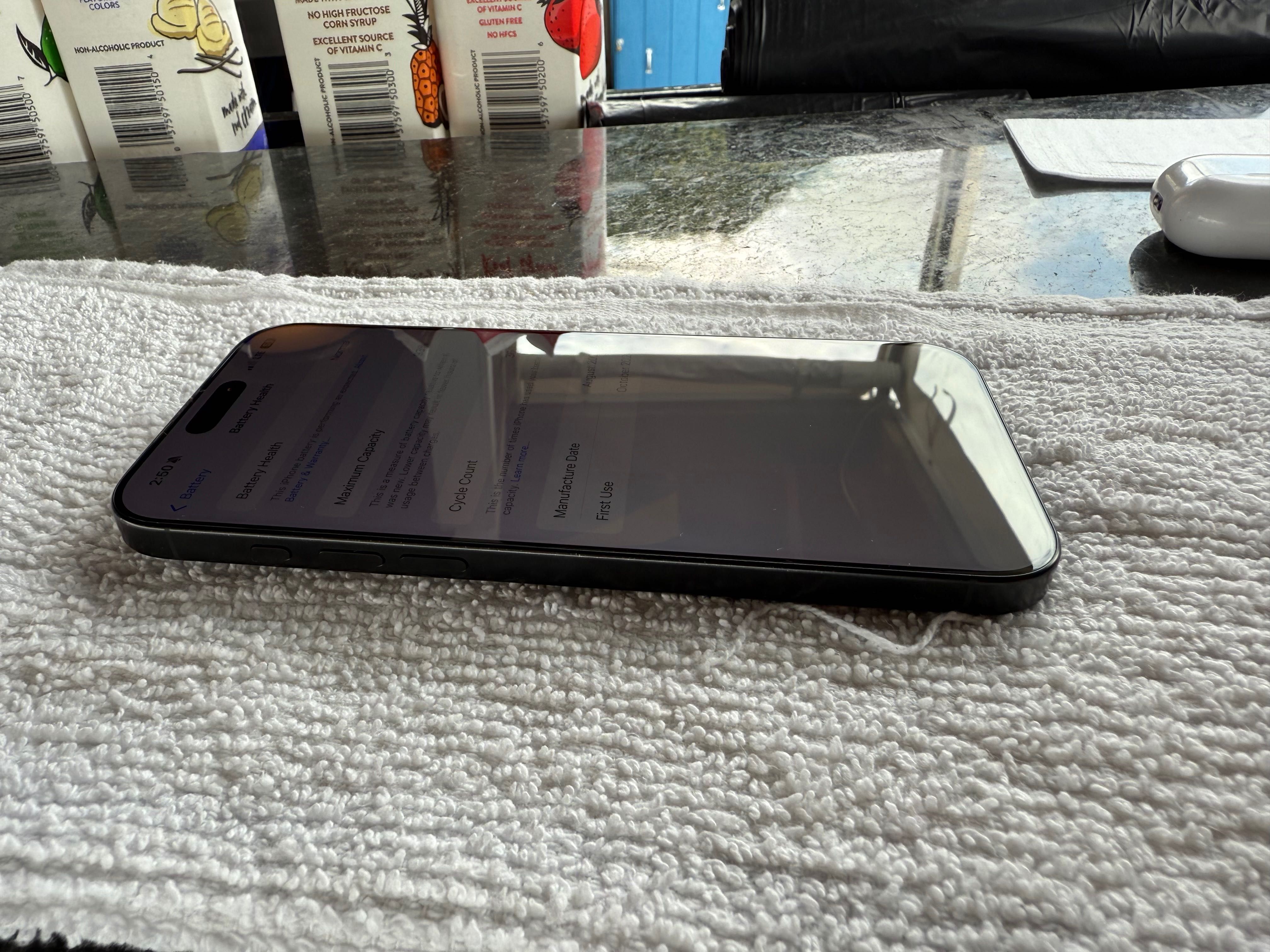 Iphone 16 pro max Black Titanium 256GB