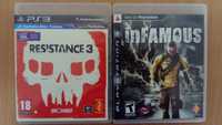 Игры PS3: Infamous, Resistance 3, SoulCalibur, Pacman (возможен обмен)