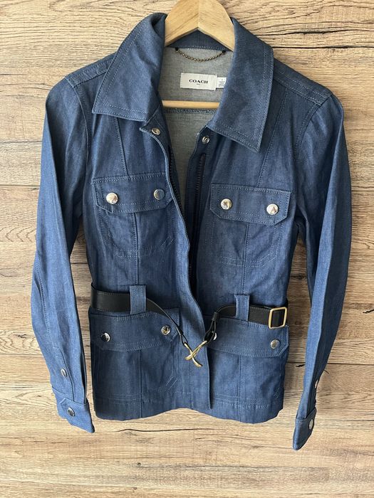 COACH : Ново дънково яке/ сако размер 6- М / Оригинал