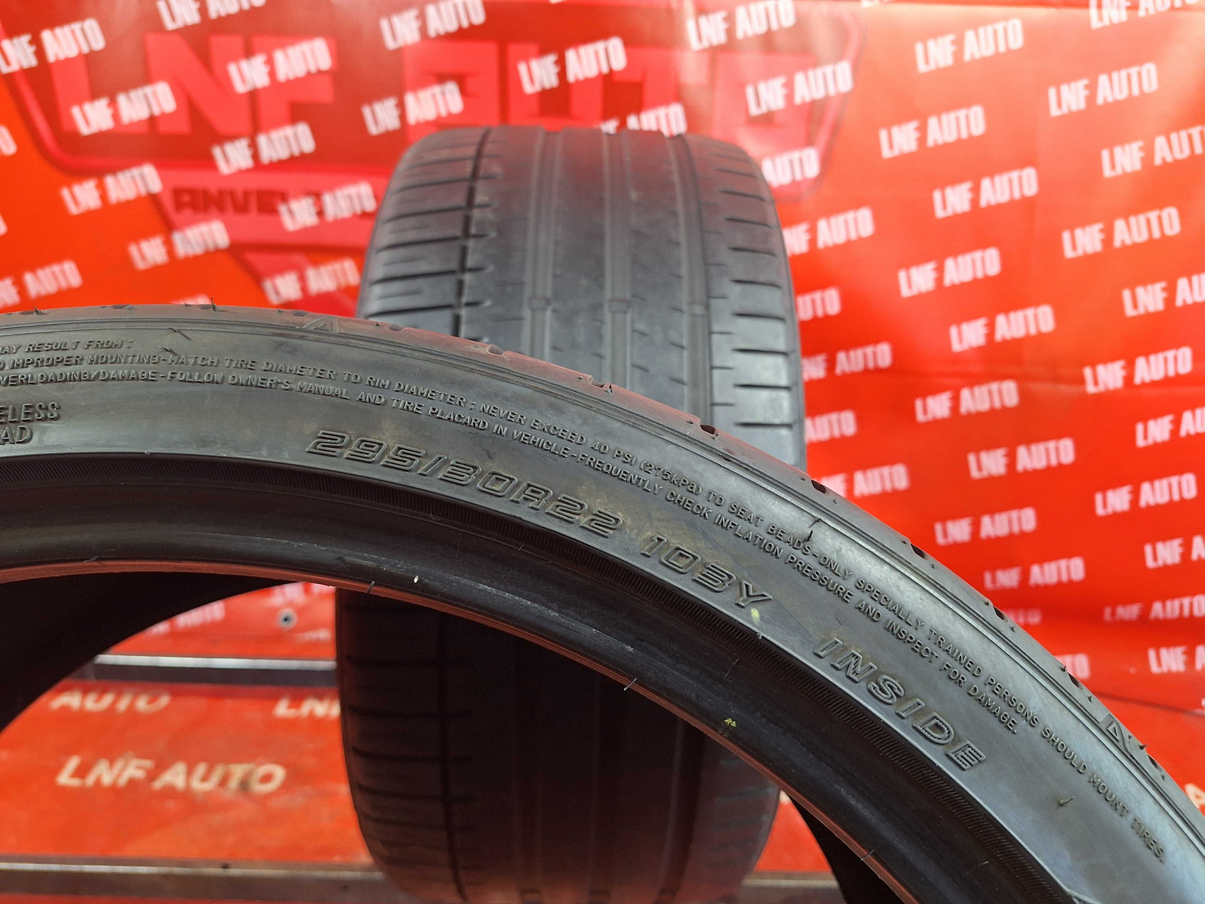 Anvelope de VARA - 295/30/22 - FALKEN - 6 MM - DOT 2020 !