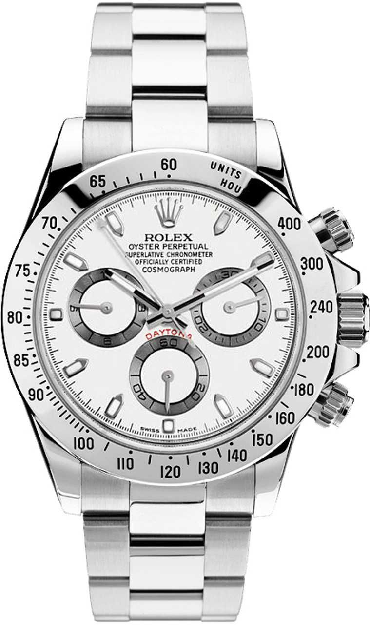 Часовник Rolex Daytona White Dial 116520