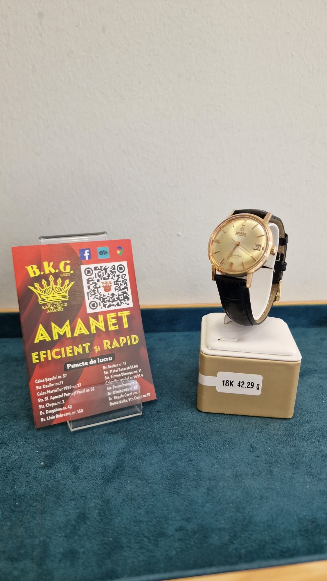 Ceas Omega Aur 18K Amanet BKG