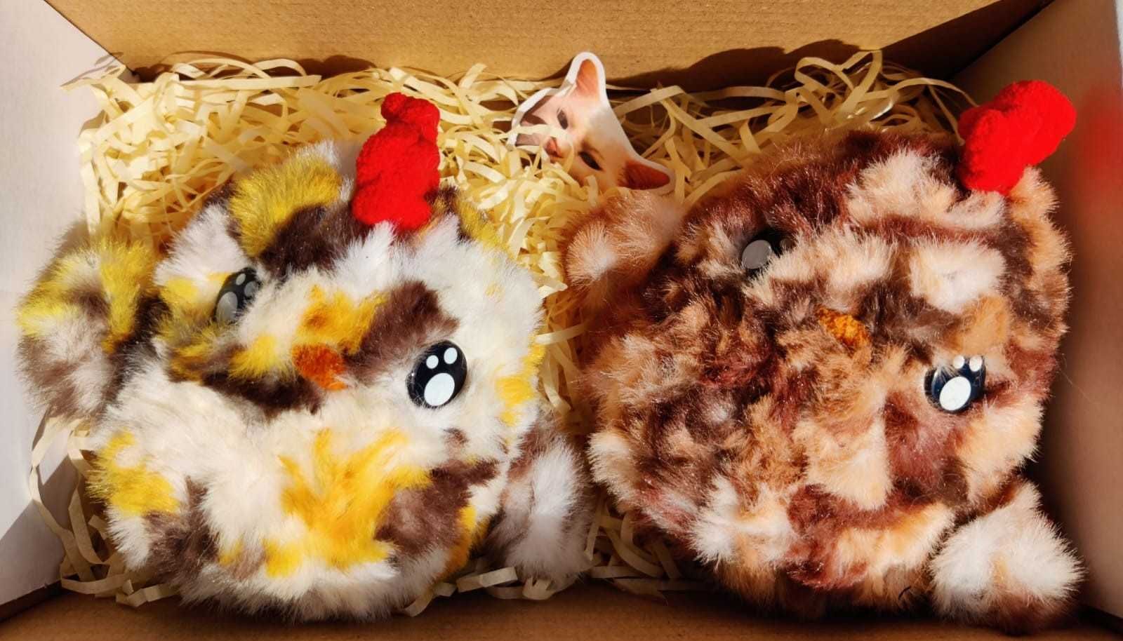 Jucarie Gaina Crosetata Cu Ata De Plush Pufoasa - Crafts by Dede