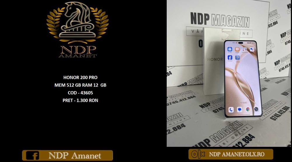 NDP Amanet NON-STOP Bld.Iuliu Maniu 69 HONOR 200 PRO (43605)