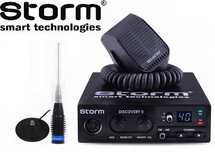 Pachet statie radio CB Storm Discovery 4-20w cu ant.MW ML145 cu magnet
