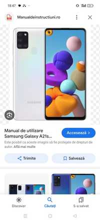 Vând Samsung a21 s