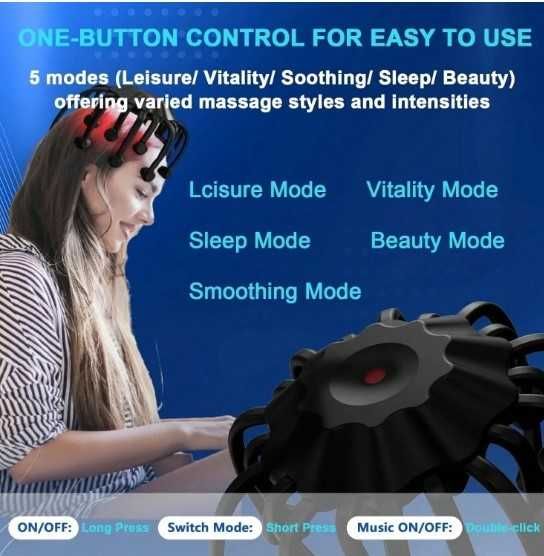 Интелигентен масажор за скалп и врат