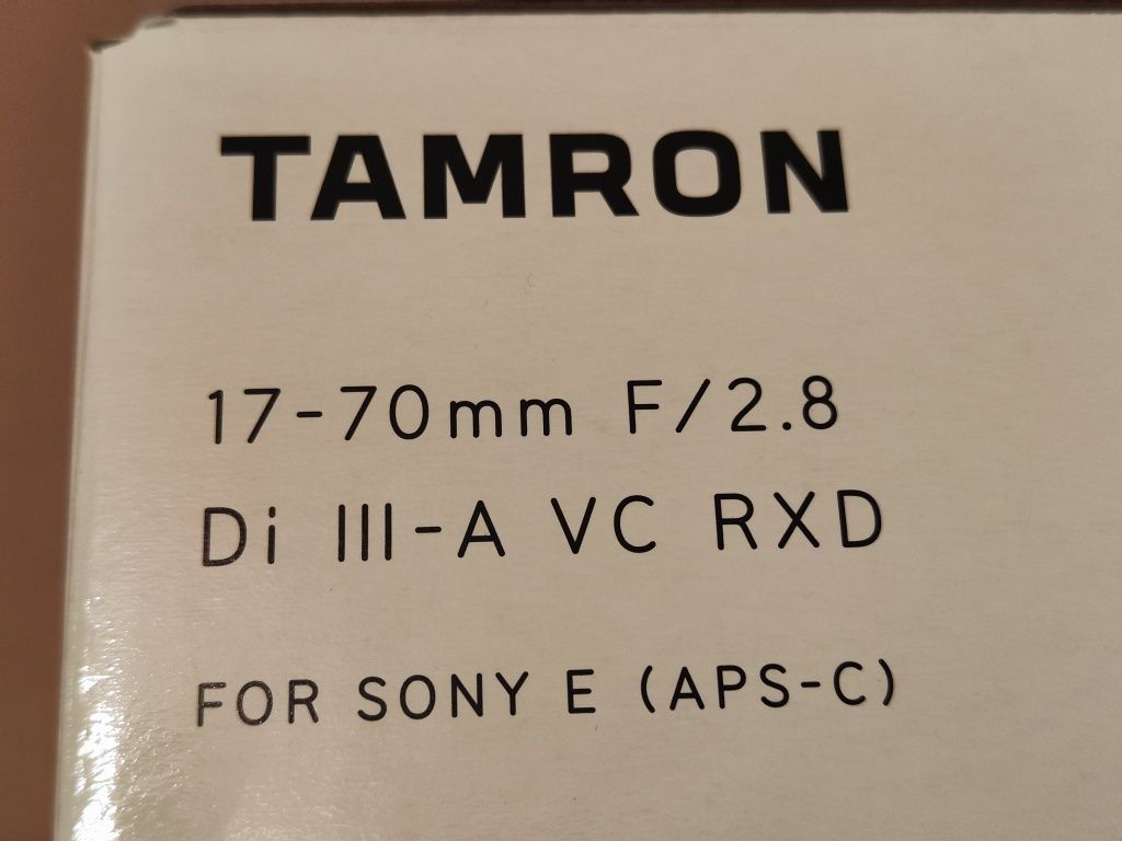 Tamron 17-70mm  Obiectiv Foto Mirrorless F2.8 I Montura Sony E