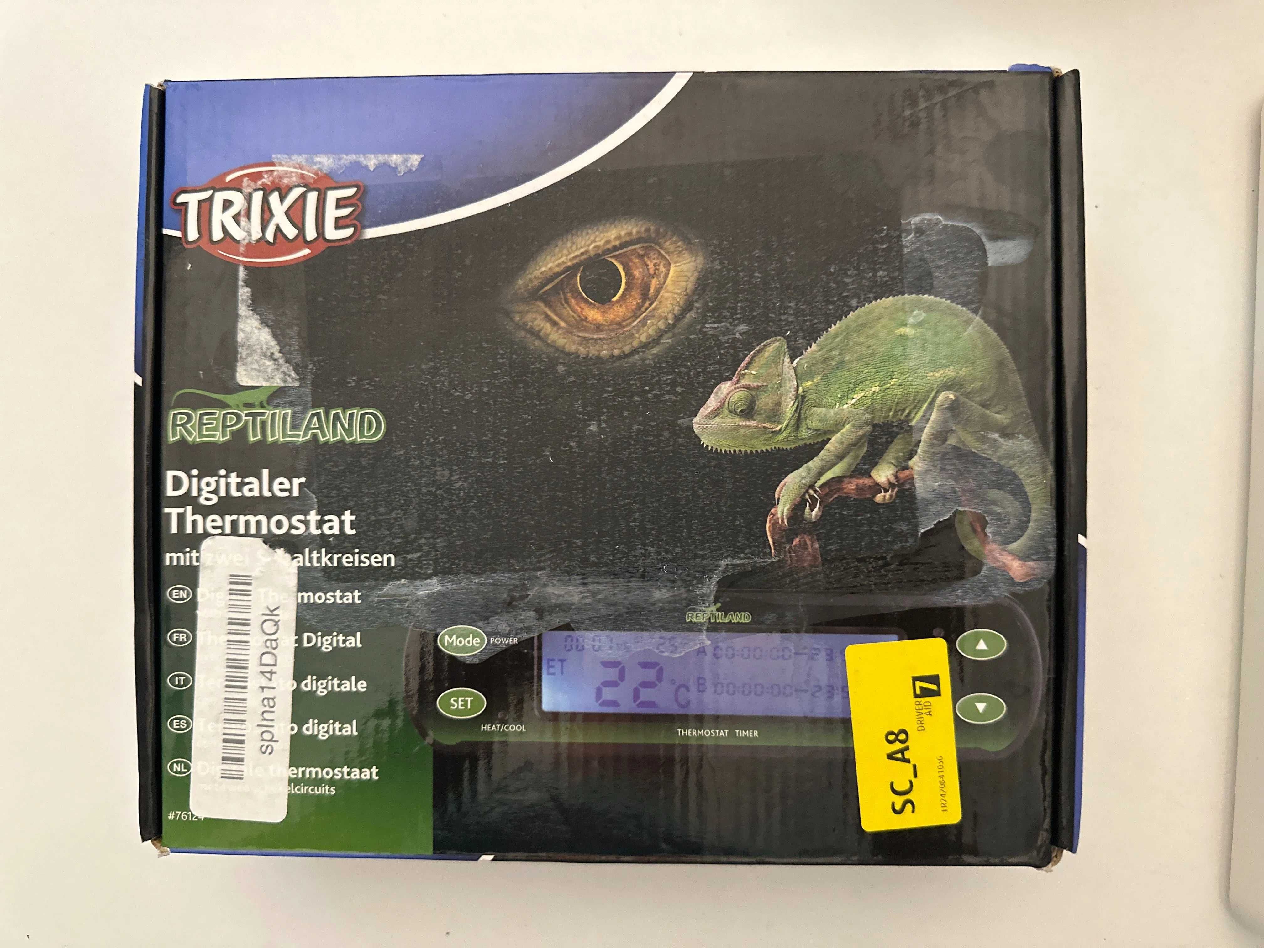 Termostat digital pentru acvariu Trixie 76124 Cu 2 Circuite, 16x4 cm