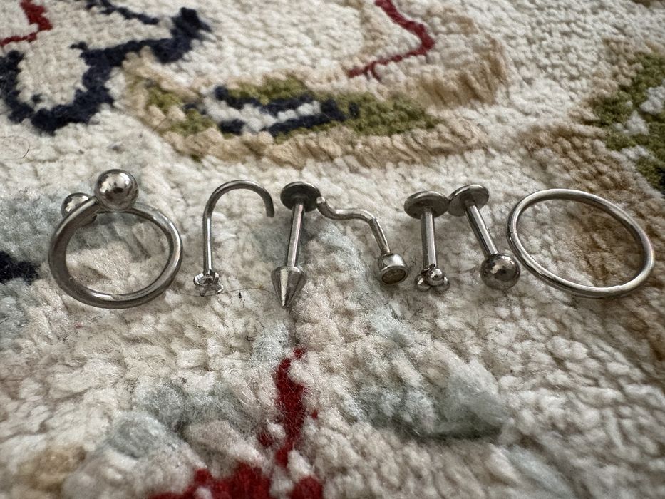 Пирсинг украшения титан/мед.сталь