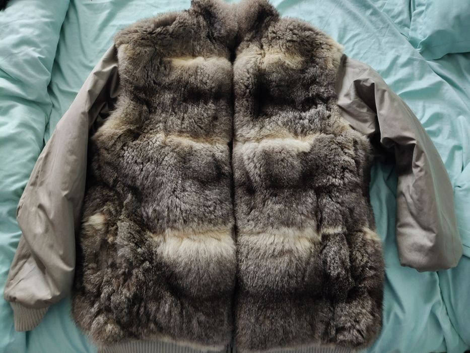 Ceaca bărbătească cu blana de iepure,mărime L