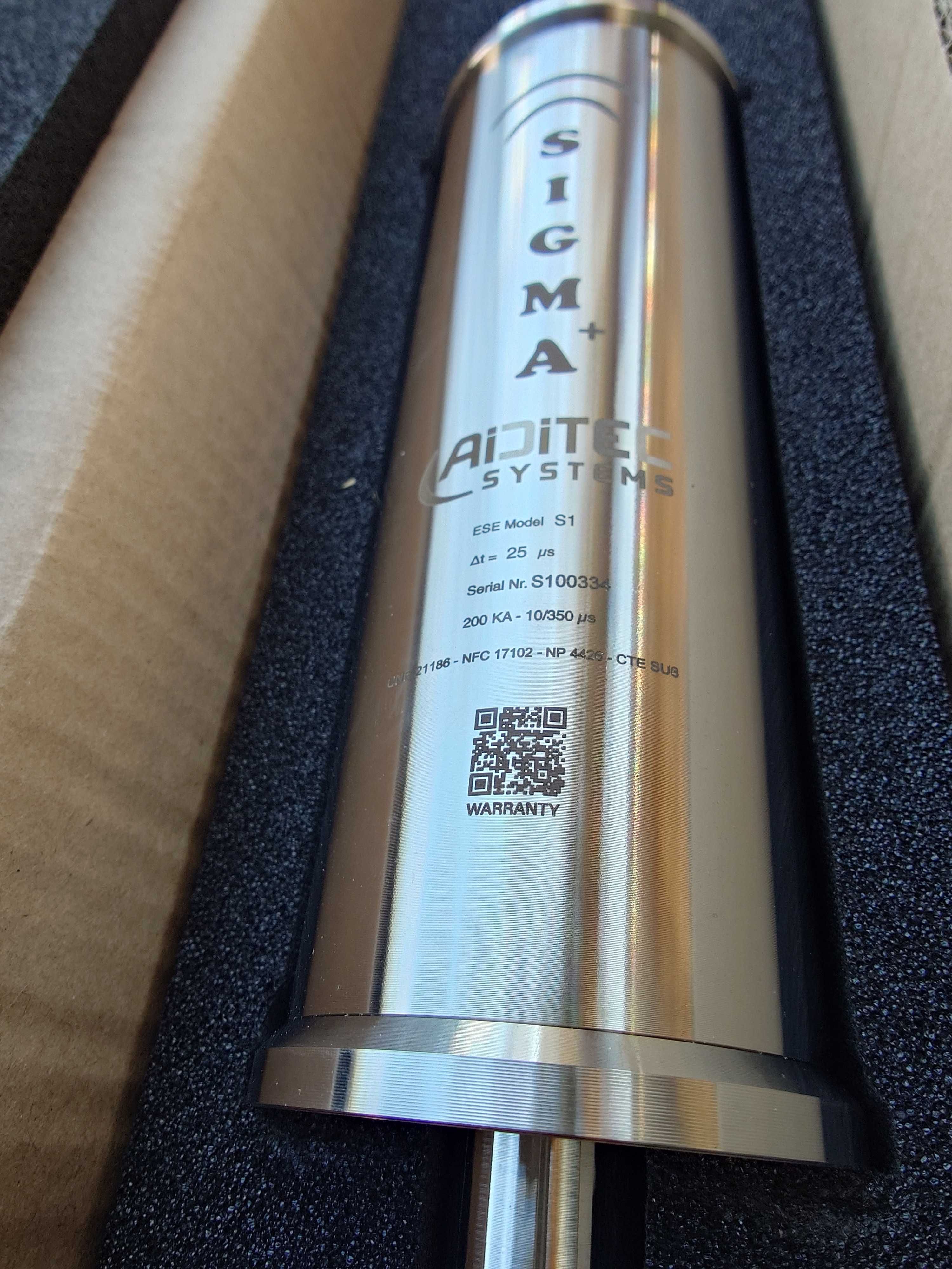 МЪЛНИЕПРИЕМНИК с изпреварващо действие ADITEC SIGMA S1 25ms + МАЧТА 4m