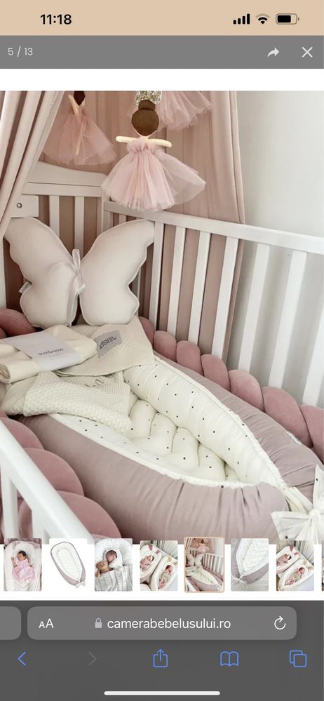 Babynest roz nou