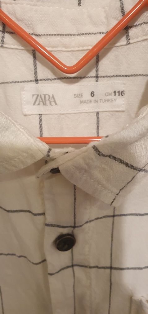 Cămașă Zara, mărimea 6, pentru băieți. Livrare gratuită!