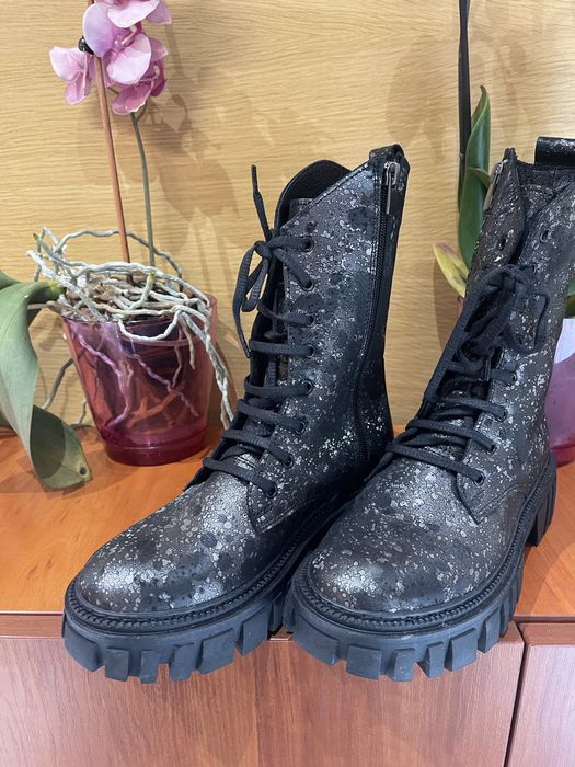 Боти естествена кожа Real Rubber