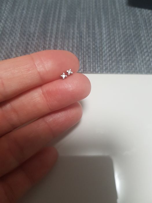 Златни обеци с диаманти Desire