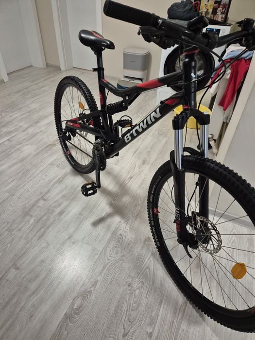 Bicicleta fullsuspension Btwin-520,frane hidraulice,roti 27.5,Sram X4