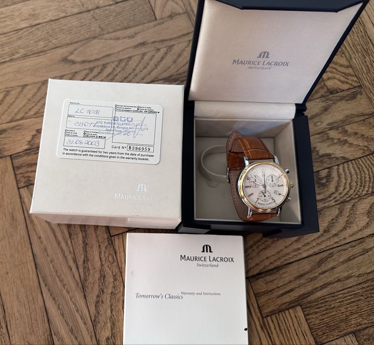 Maurice Lacroix Les Classiques – Aur/Oțel, Cronograf, Dată, Tahimetru