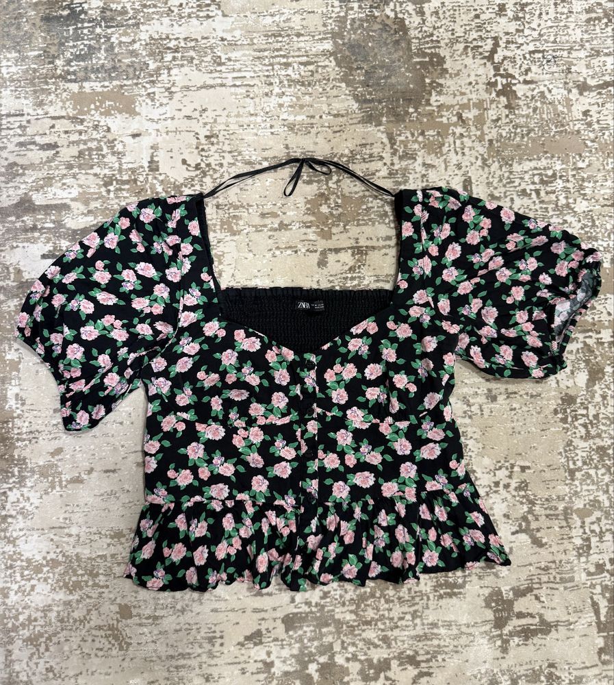 Zara кроп топ/ бюстие
