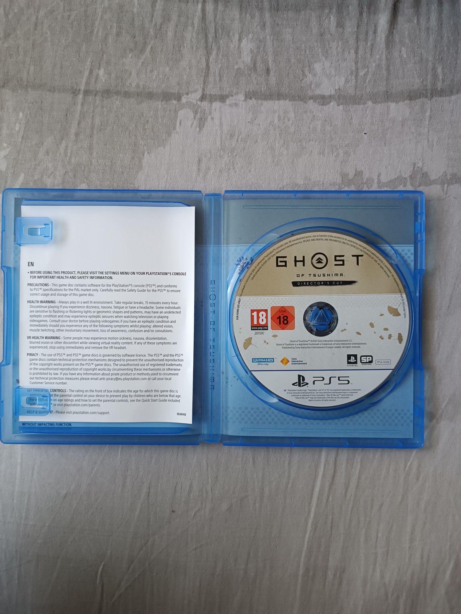 Продавам игра за ps5. Chost Director's Cut