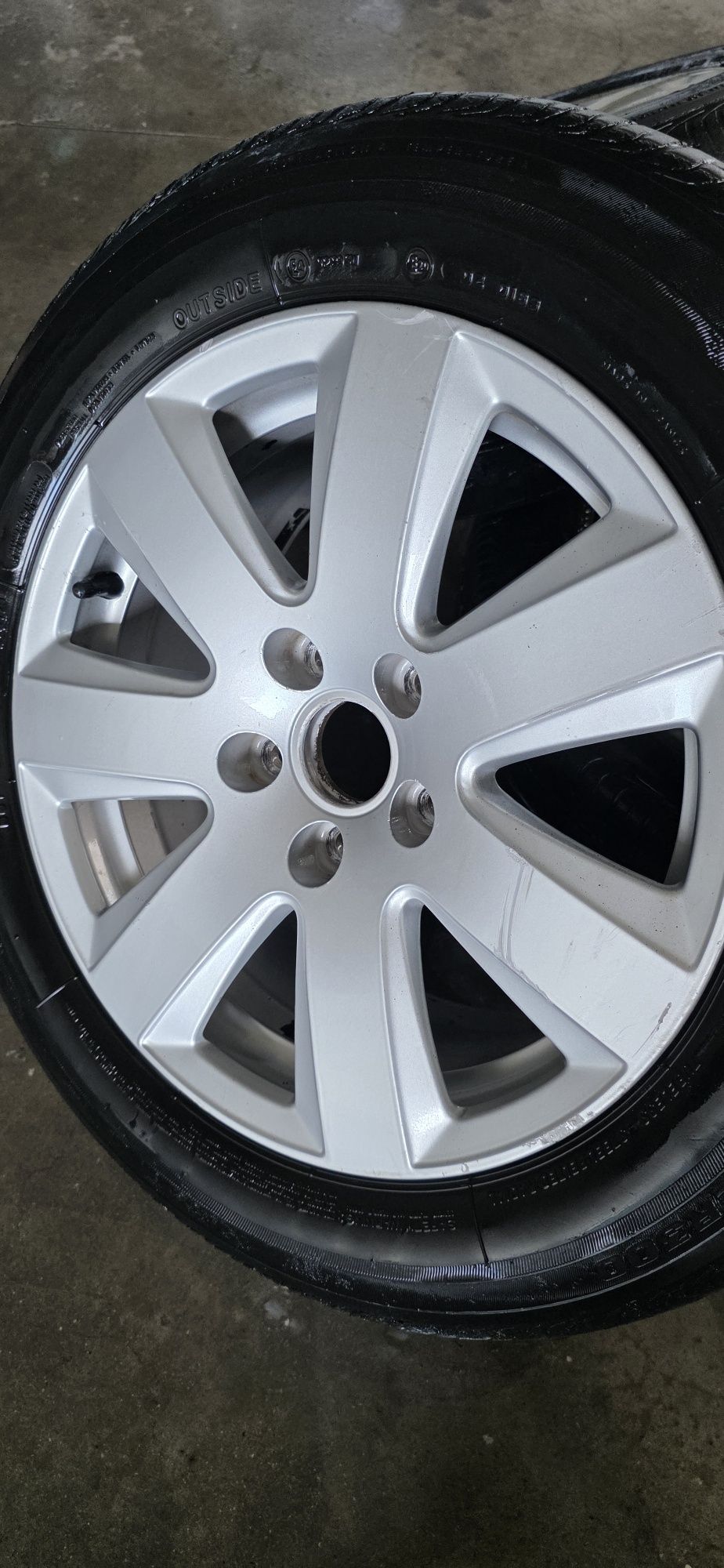 Оригинални джанти с гуми Bridgestone 5х112 r16 за Audi Vw Vag