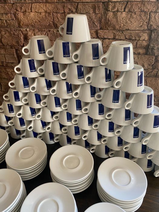 Лаваца / Lavazza оригинални чаши за капучино нови