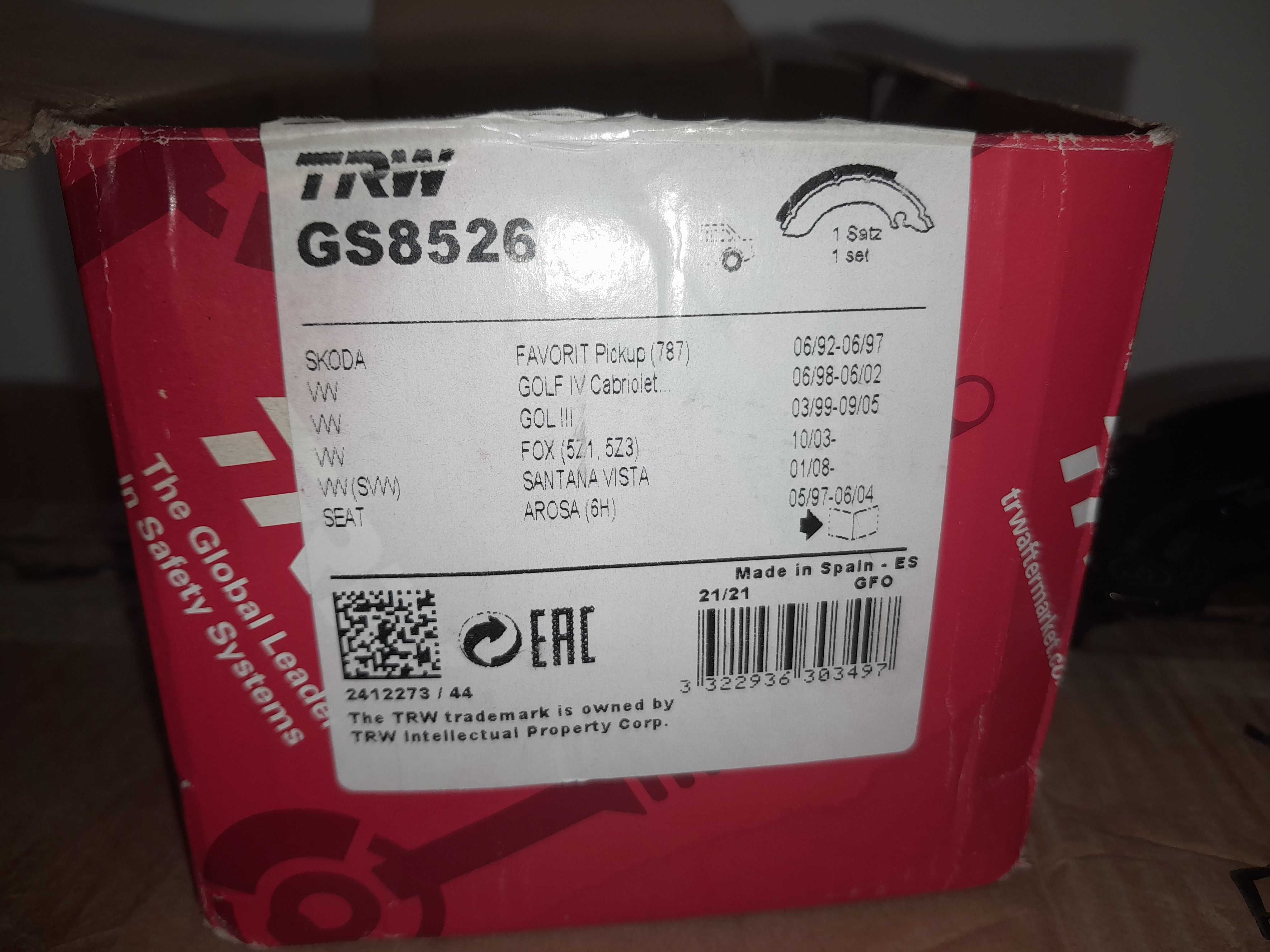 Set saboti frana TRW GS8526