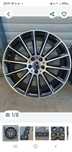 jante mercedes S clase A222 pe 20 AMG 2 latimi bicolore
