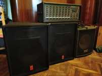 Sistem sonorizare Fender+bass FBT
