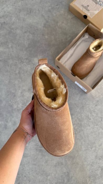 UGG Ultra Mini Platform Chestnut