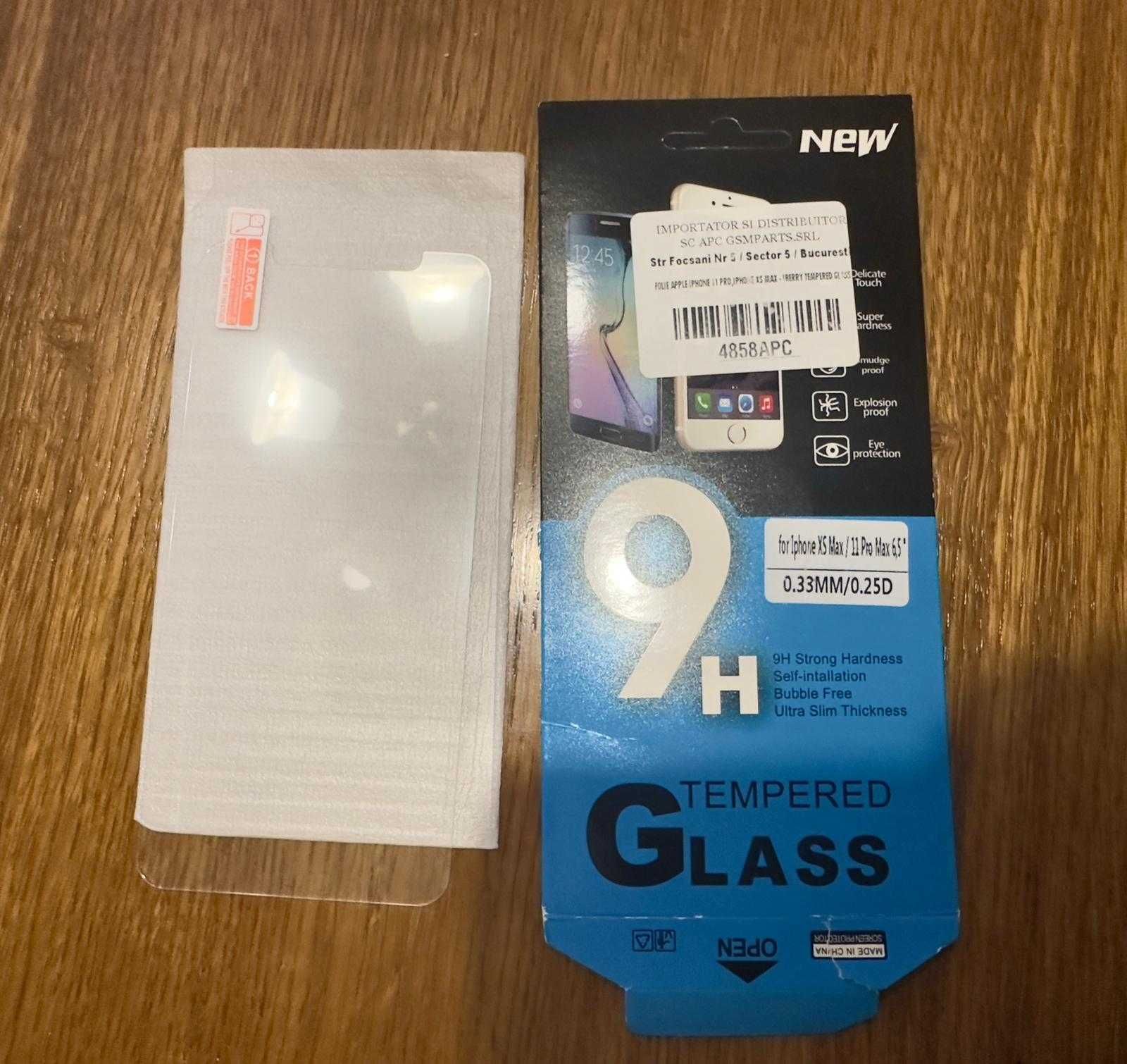 Folie protectie Tempered Glass /husa Iphone 11,13 PRO MAX (set)