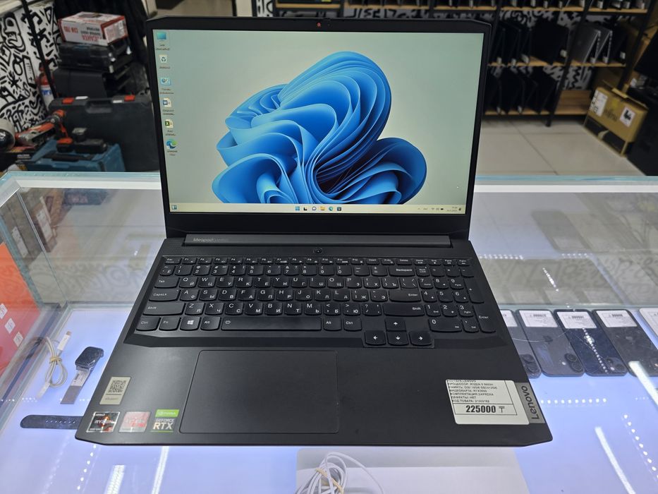 Ноутбук Lenovo Ryzen 5 5600H озу 16gb ssd512gb Rtx3050