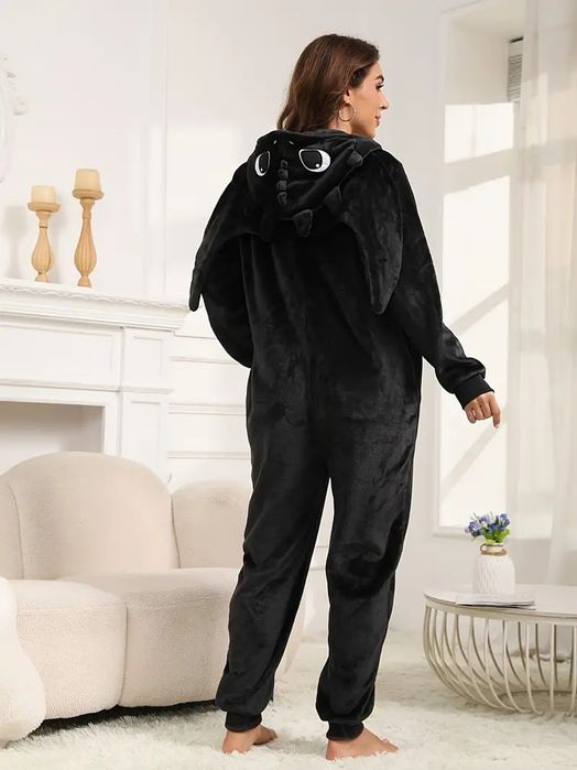 Топъл, пухкав домашен гащеризон дракон