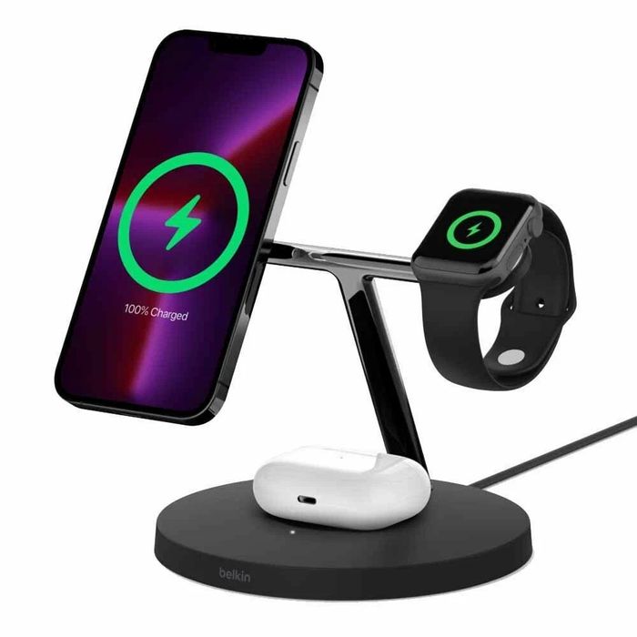 Belkin BoostCharge Pro 3-в-1 Беспроводная Зарядная Станция