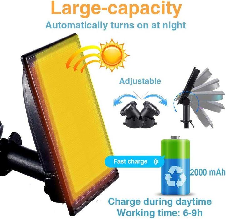 WisHomee Соларни лампи за открито. Потопяеми RGB LED фонтани