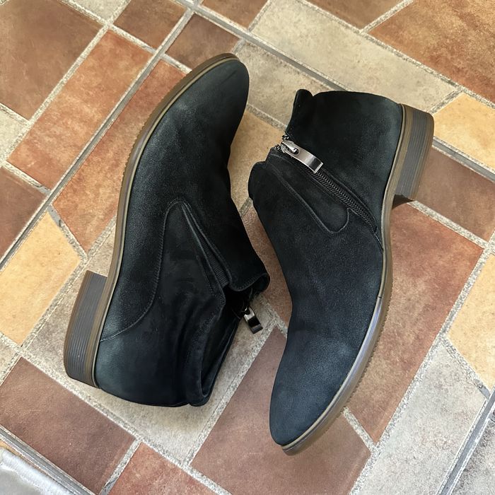 Мужские туфли-ботинки Polini с мехом