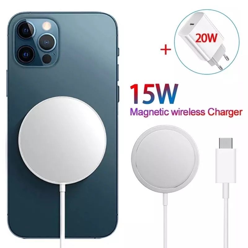 Compatibil Iphone Cablu Incarcare Magnetic Wireless 15W Fast Charger