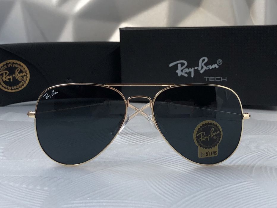 мъжки слънчеви очила авиатор минерално стъкло