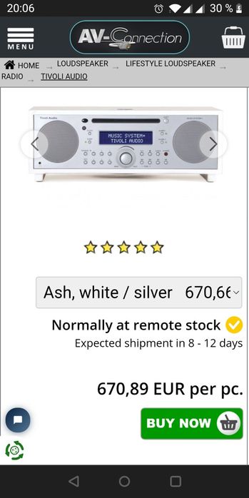 Tivoli audio music system