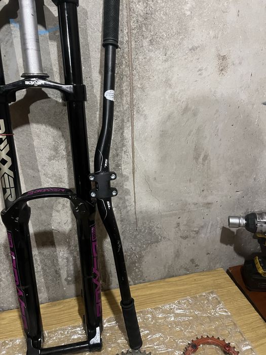 Dh части за колело вилка,,бар с лапа,спирачка,,плочи,ос