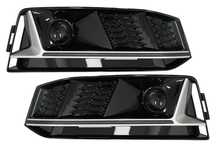 Grile Laterale Audi A4 B9 S-Line Sedan Avant (2016-2018) RS4 Silver Ed